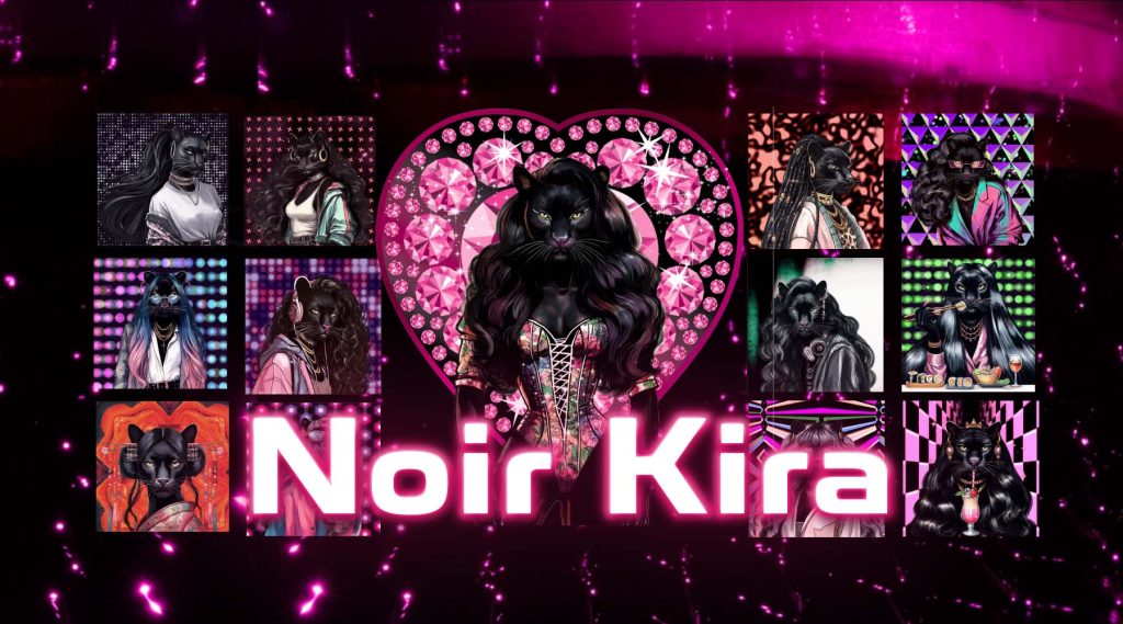 Noir Kira background banner collection of 50 gifs